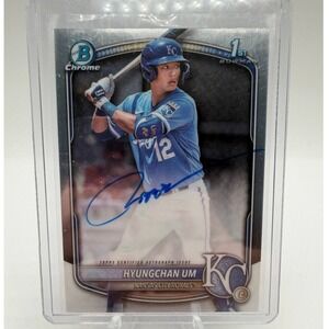 Hyungchan Um Autograph 2025 Bowman Chrome CPA-HU MLB Kansas City Royals